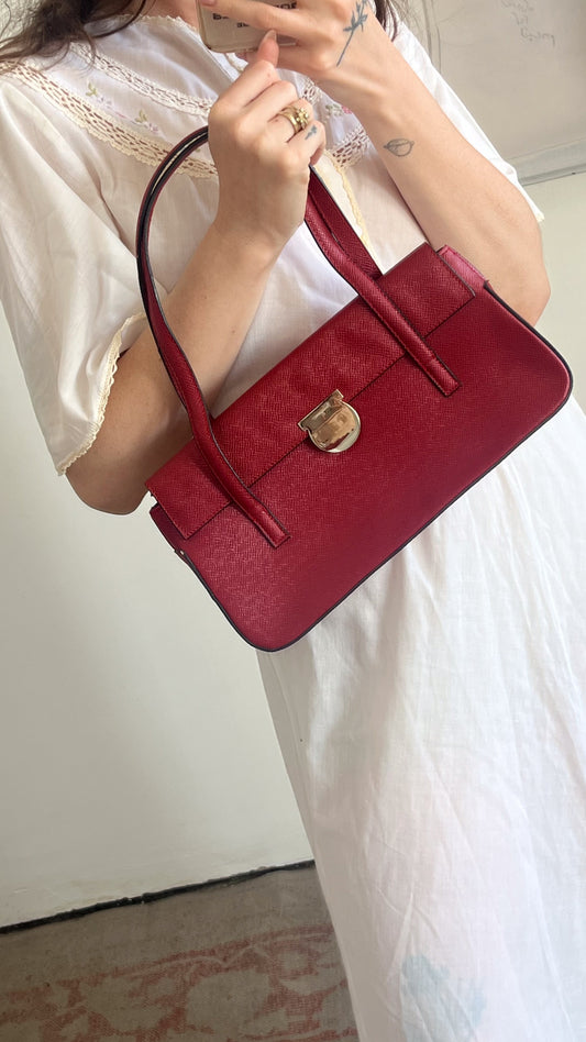 Burgundy Shoulder Bag
