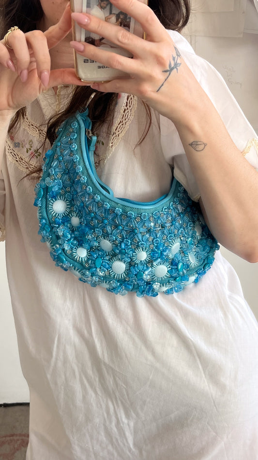 Beaded Shoulder Bag Ann Taylor Y2K