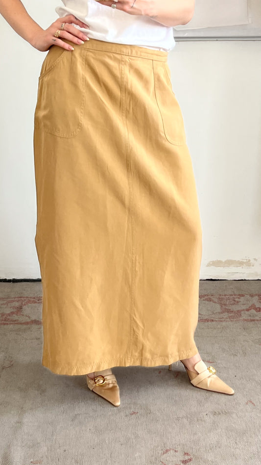 Brown Maxi Skirt Marks & Spencer
