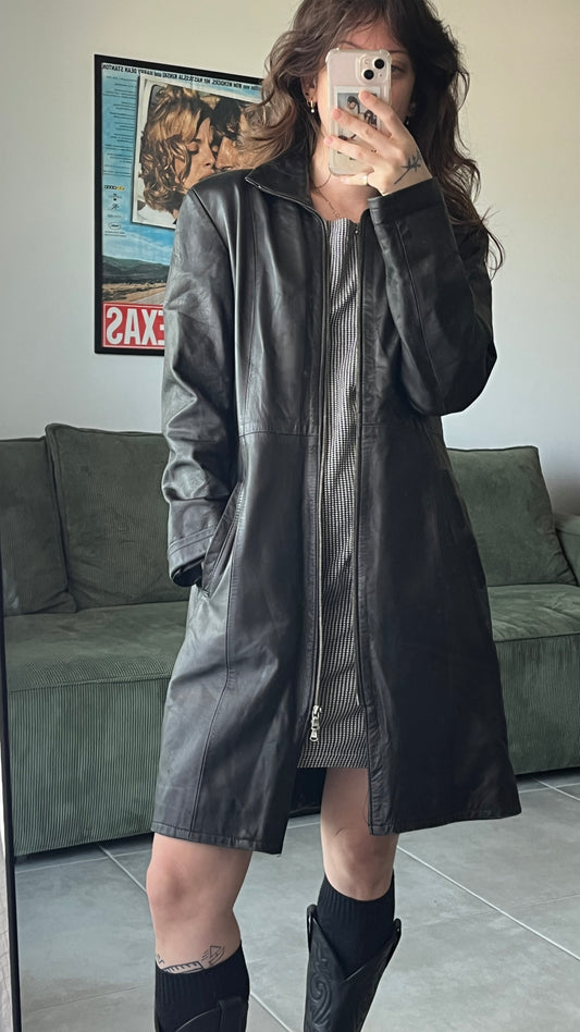 Long Soft Leather Jacket