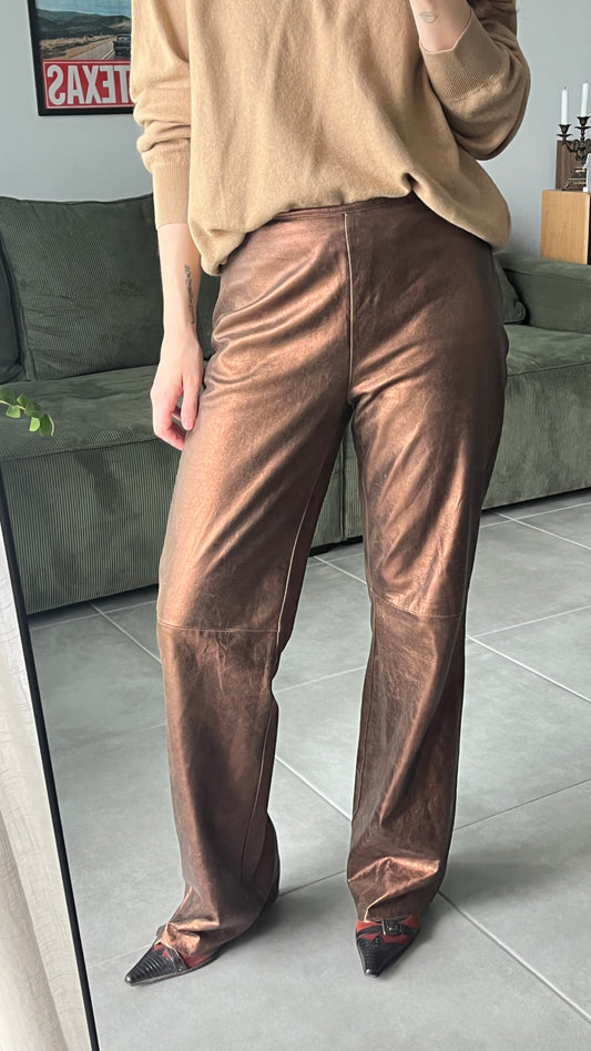 Soft Leather Pants - Giuliana Teso for Bergdorf Goodman