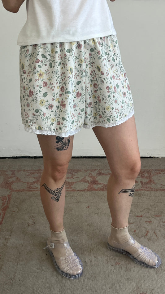 Handmade Floral Shorts