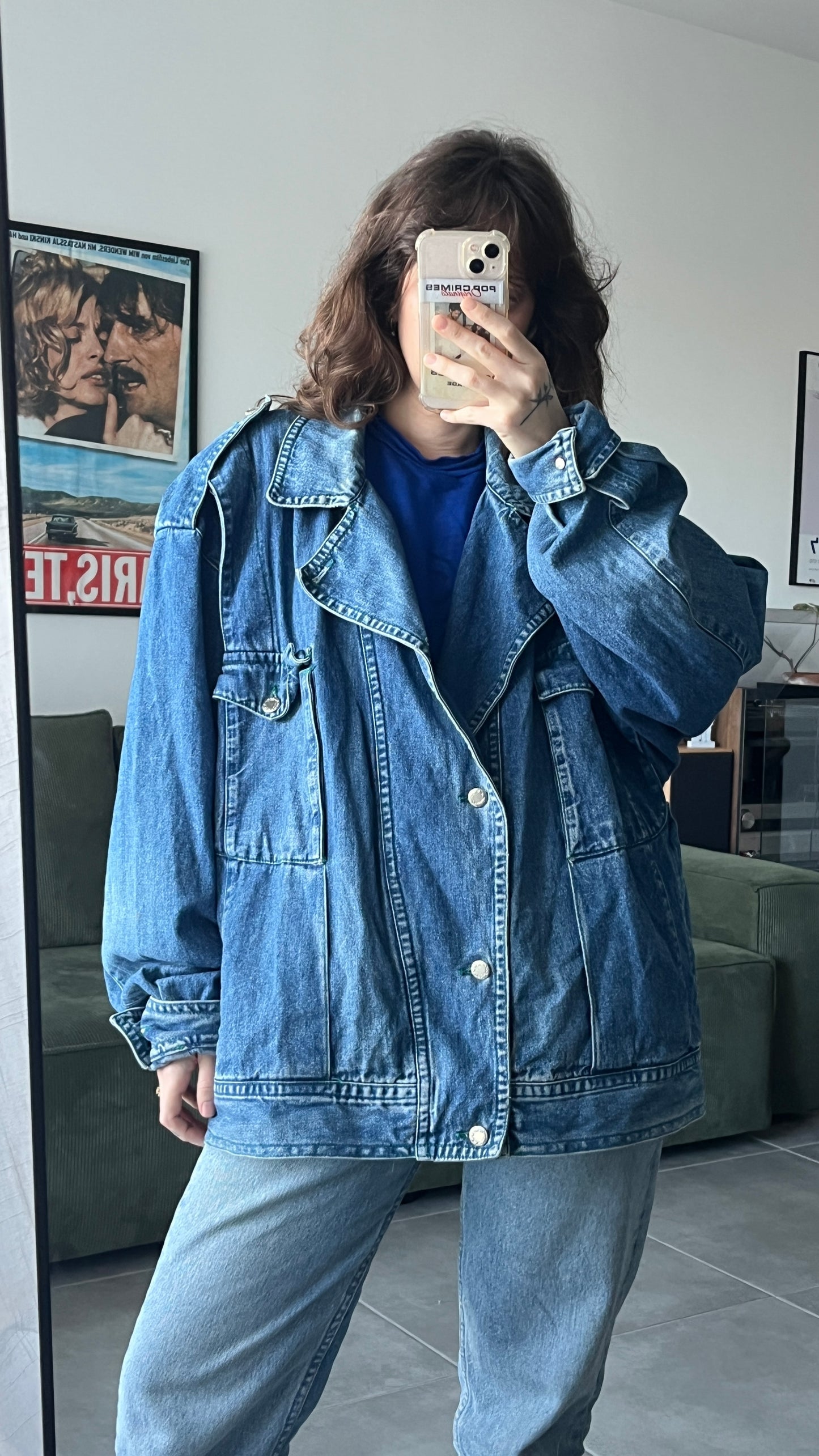 Denim Bomber Jacket