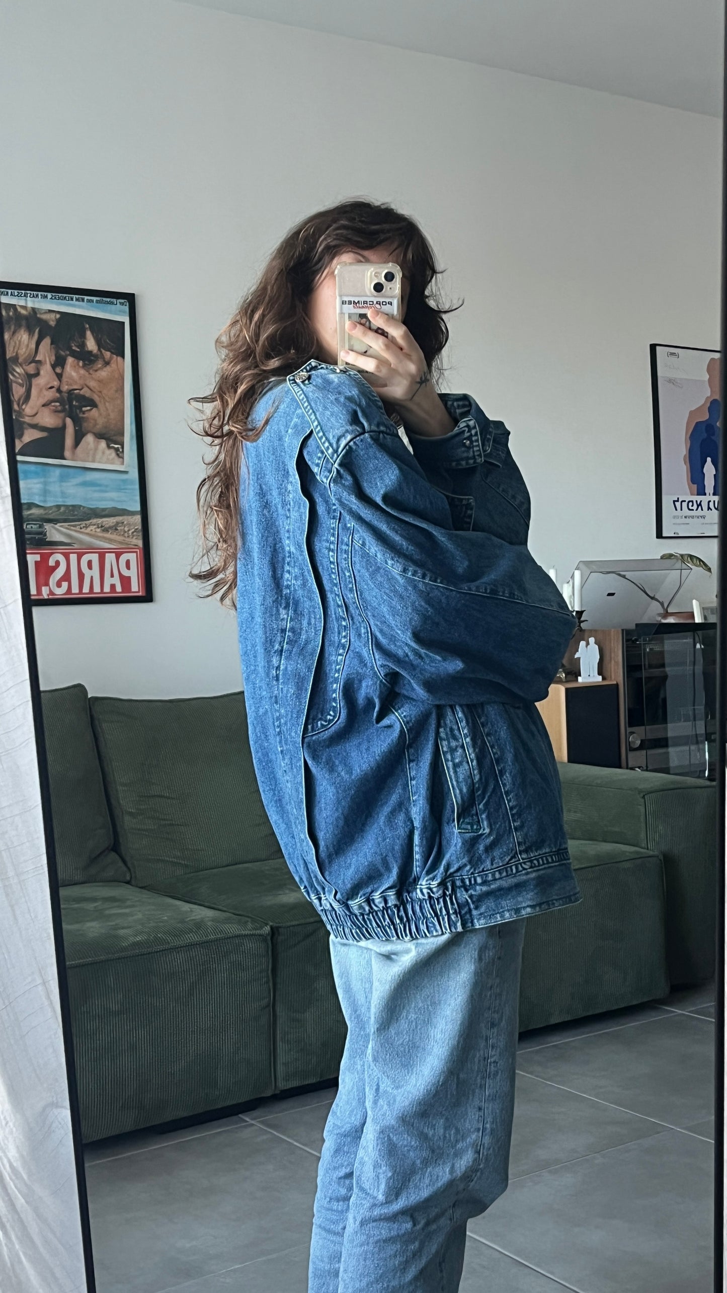 Denim Bomber Jacket