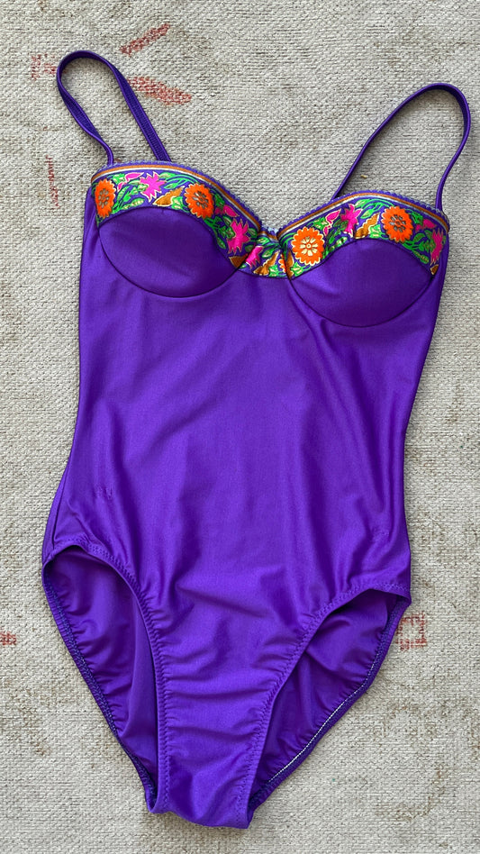 Purple One-Piece Swimsuit