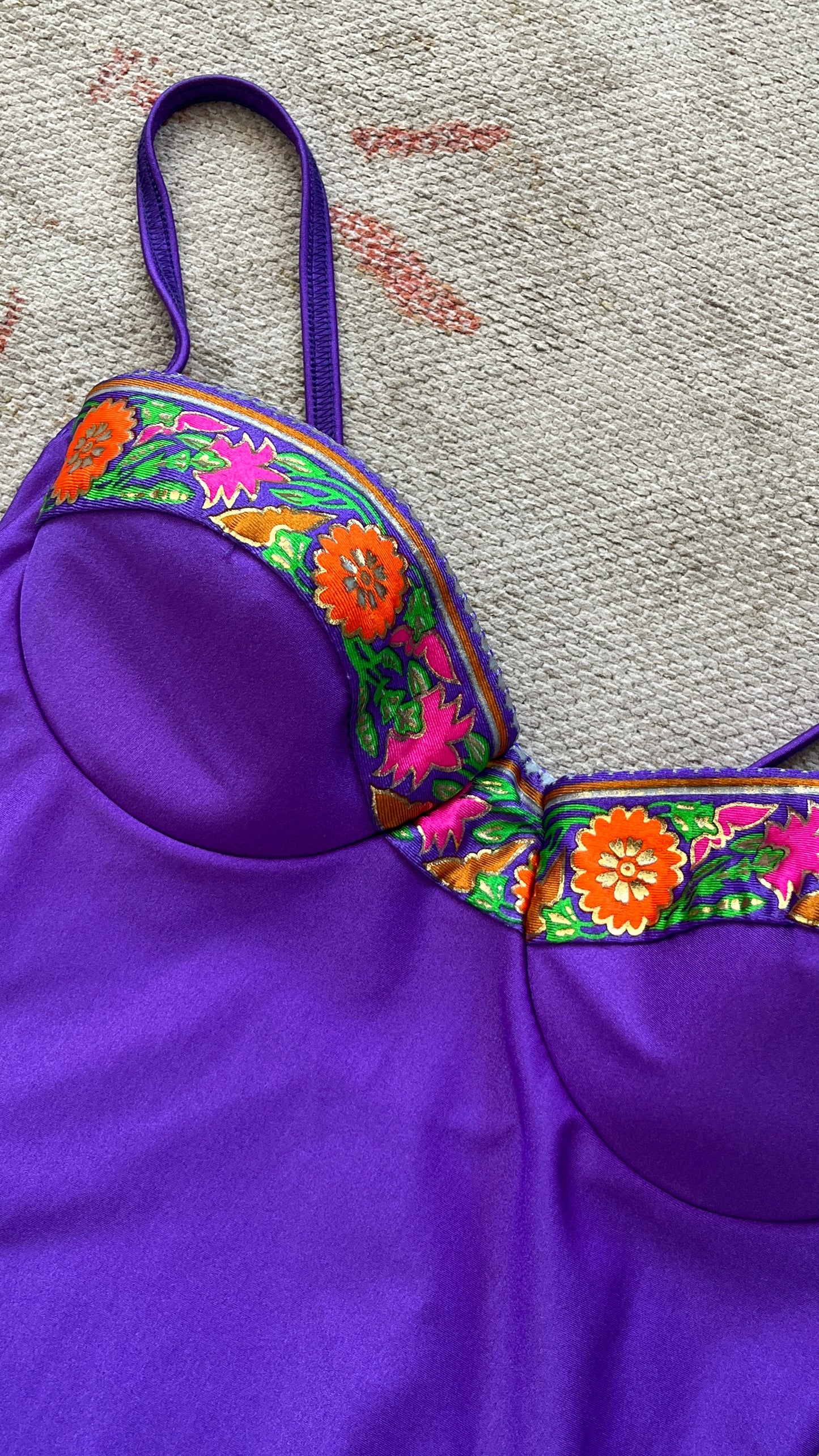 Purple One-Piece Swimsuit