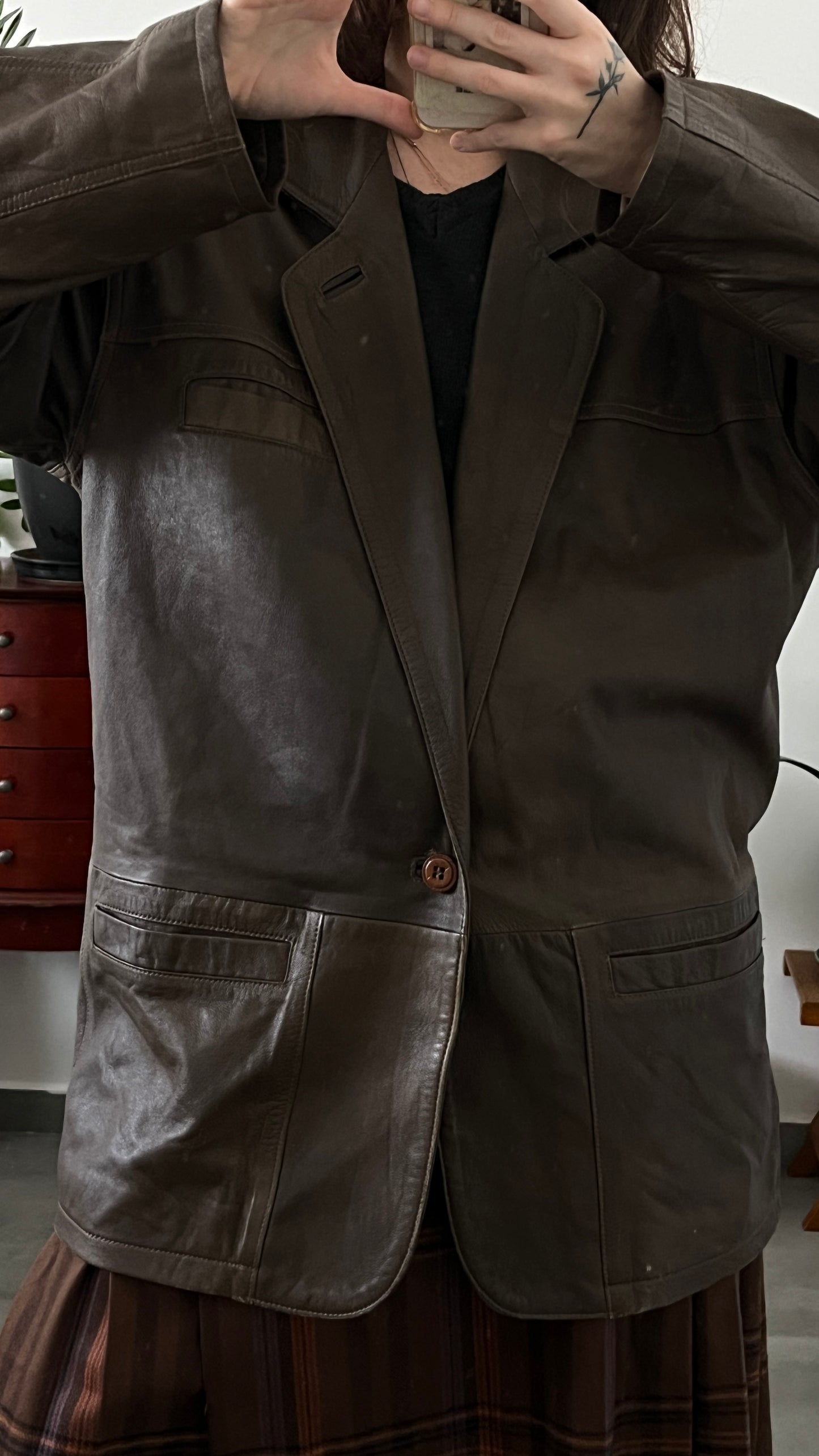 Brown Leather Jacket