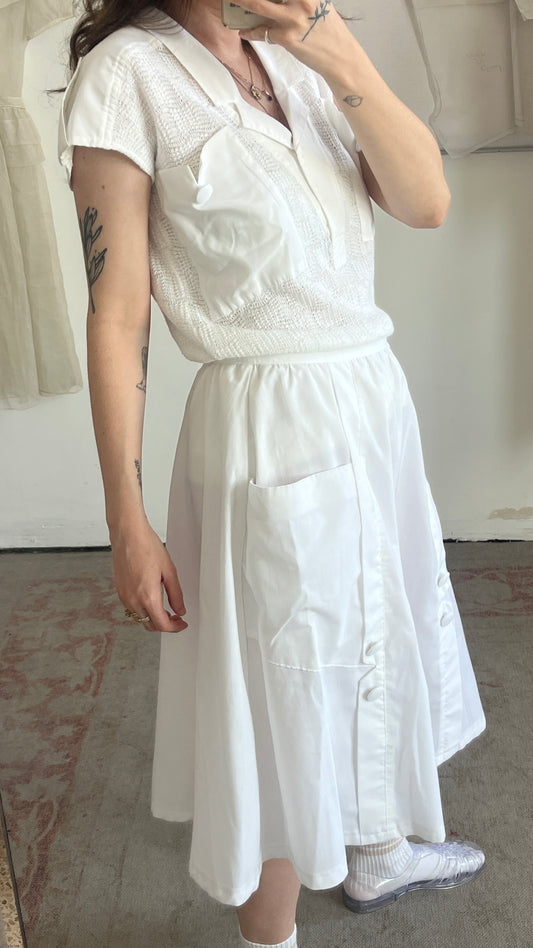 White Skirt Suit