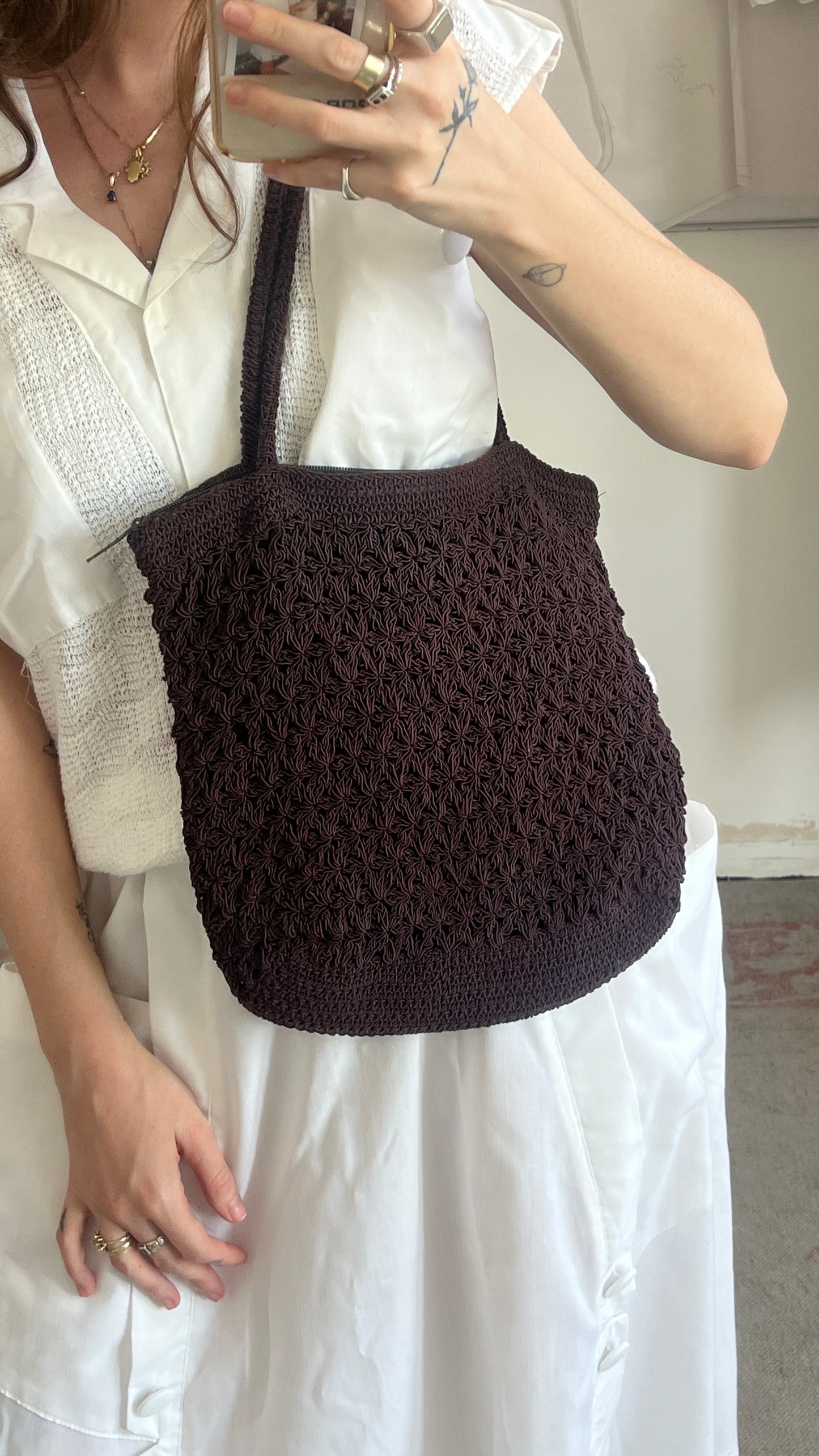 Crocheted Bag 90s