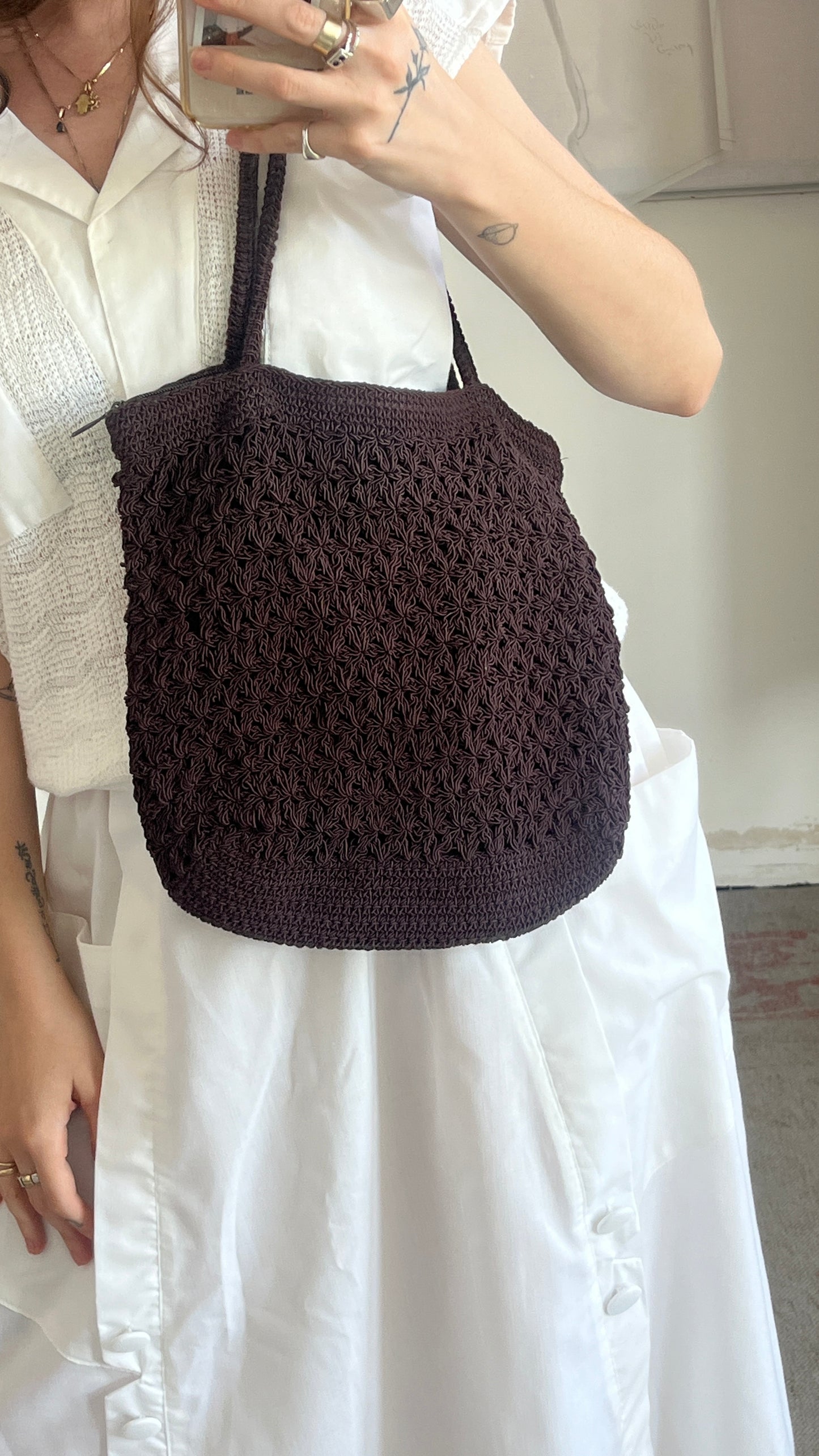 Crocheted Bag 90s