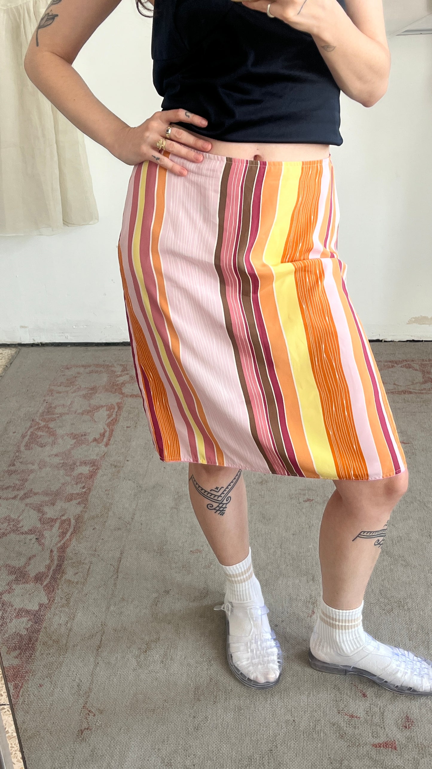 Max & Co. Striped Skirt