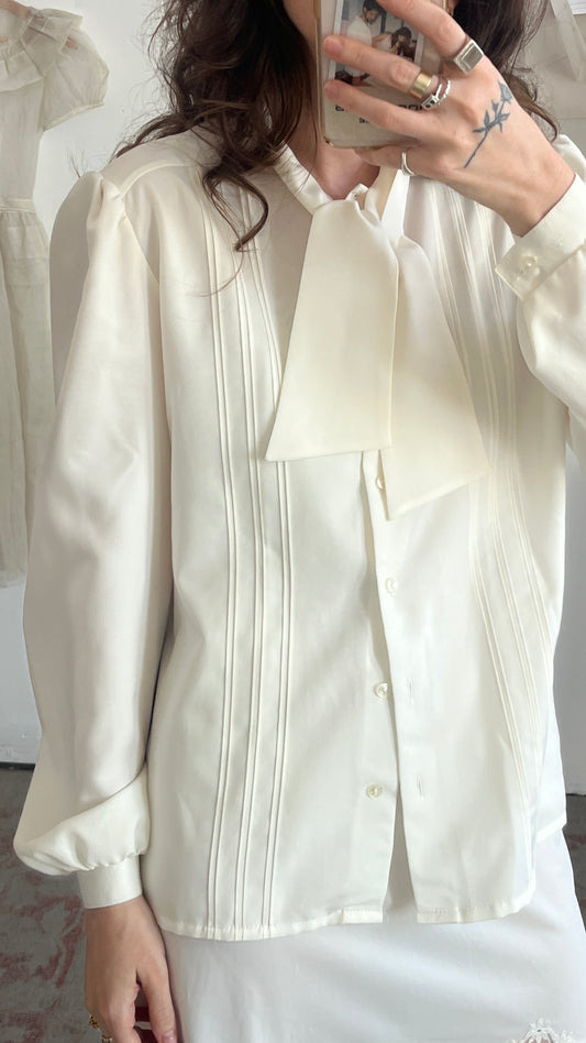 Button-Up with Tie Collar