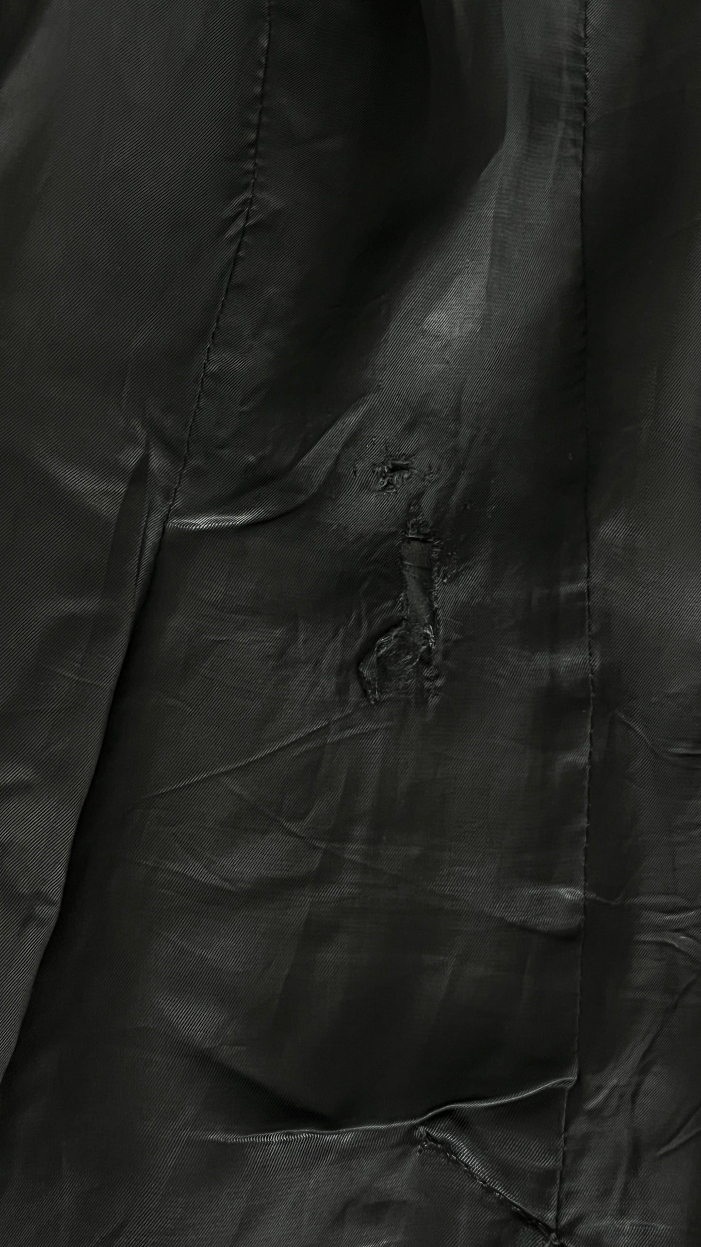 Midi Buttoned Leather Coat