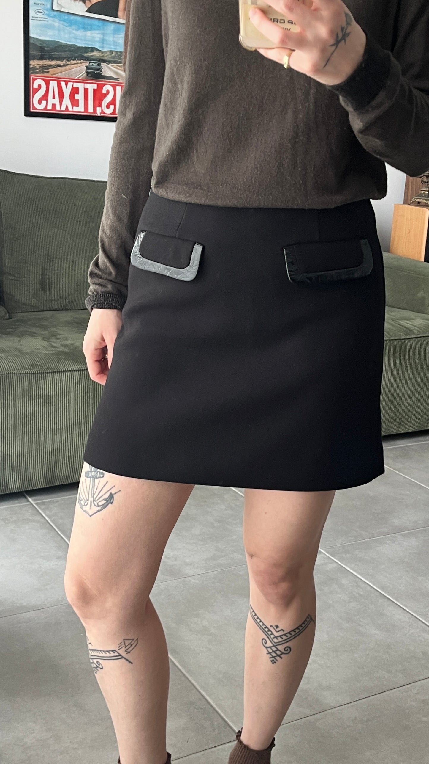 Black Mini Skirt Claudie Pierlot
