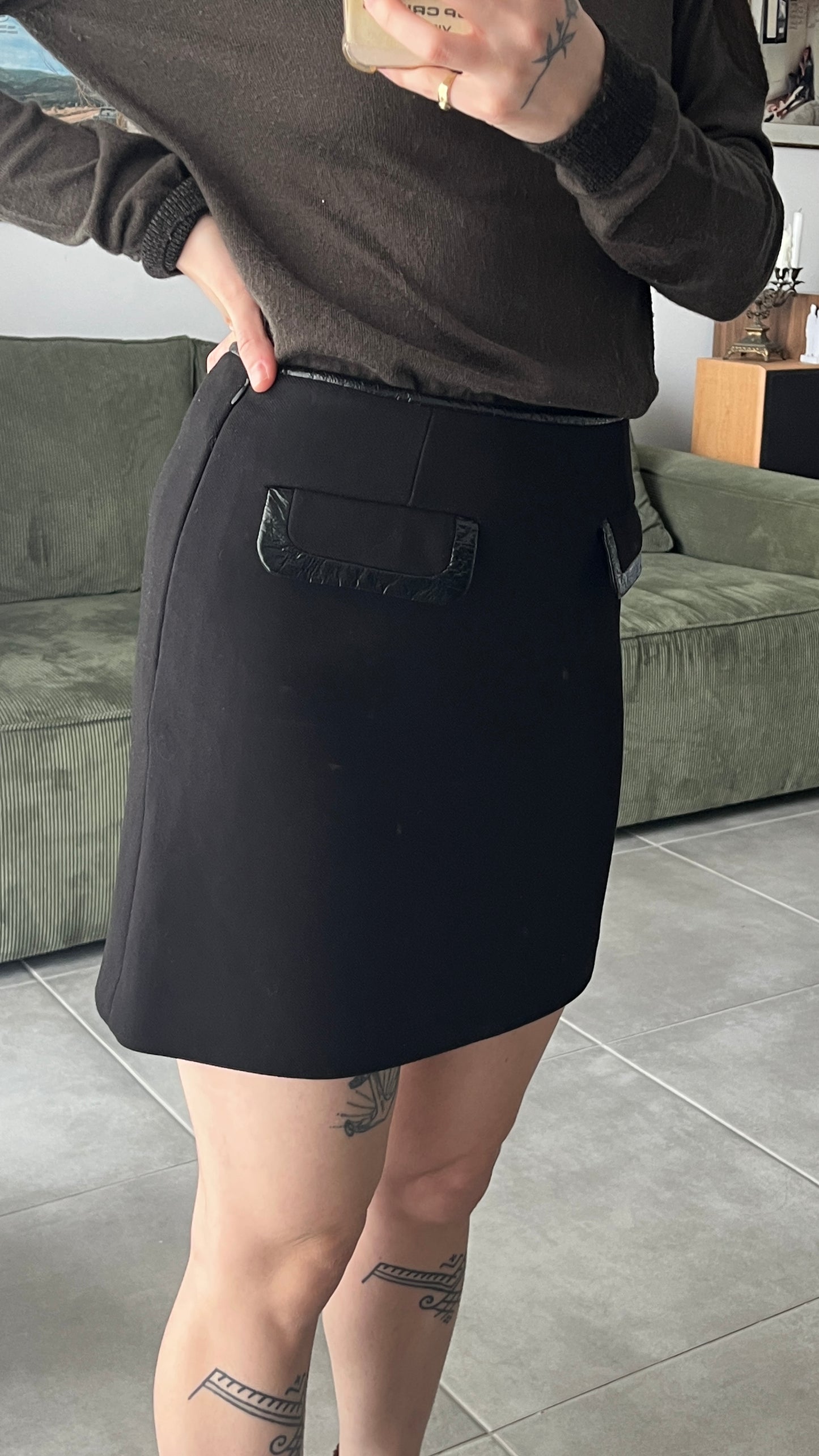 Black Mini Skirt Claudie Pierlot