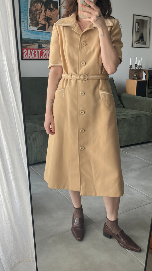 70s Wool Dress - Bat Adam