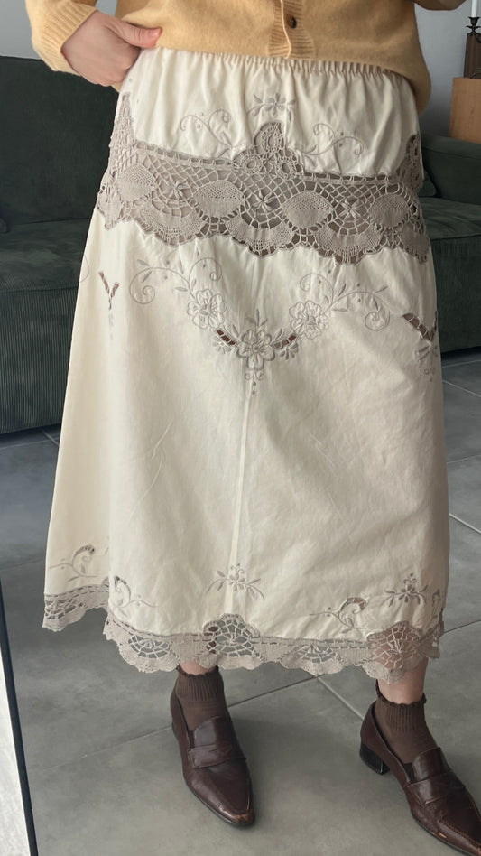 Handmade Skirt from Vintage Fabric