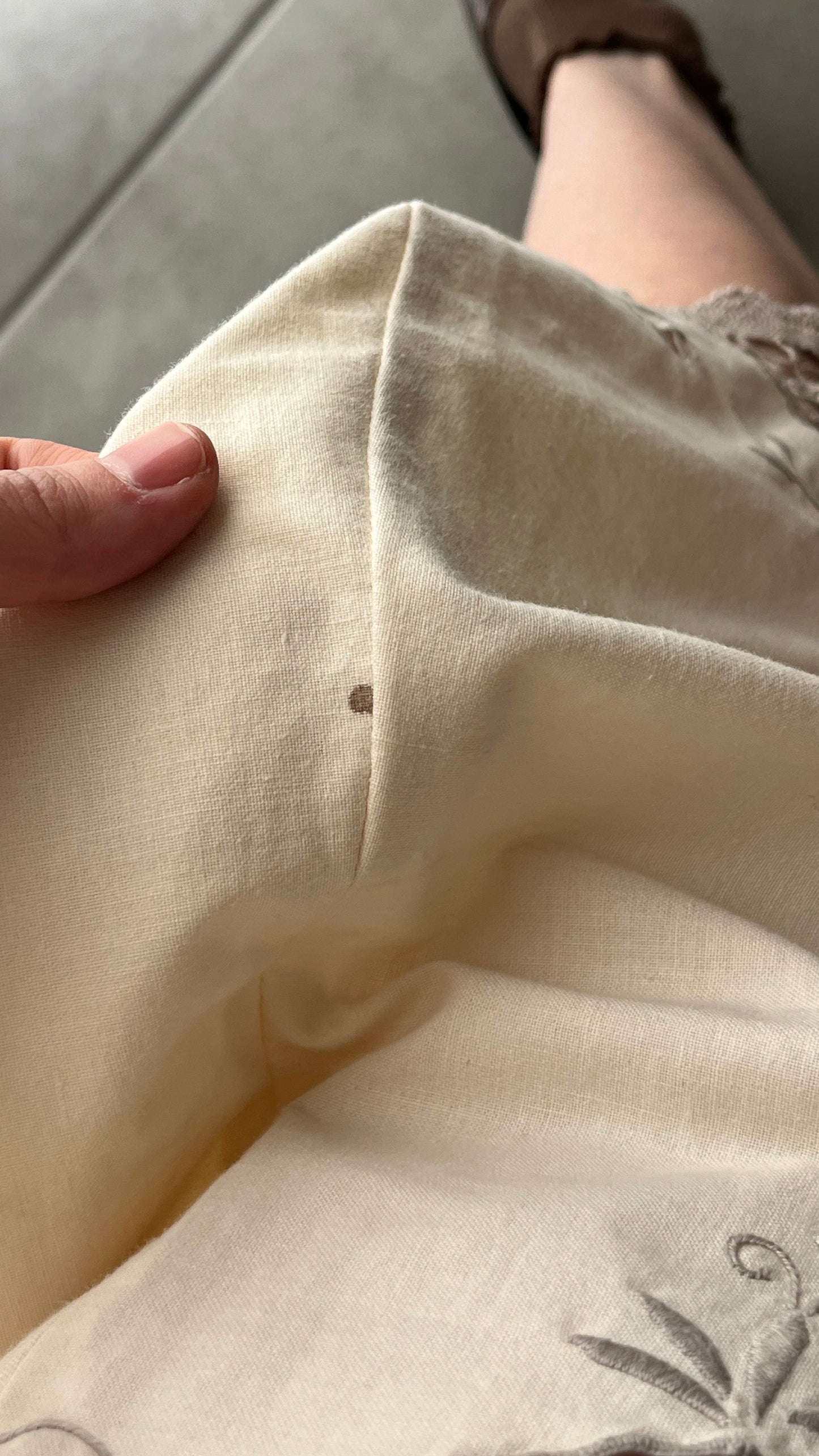 Handmade Skirt from Vintage Fabric