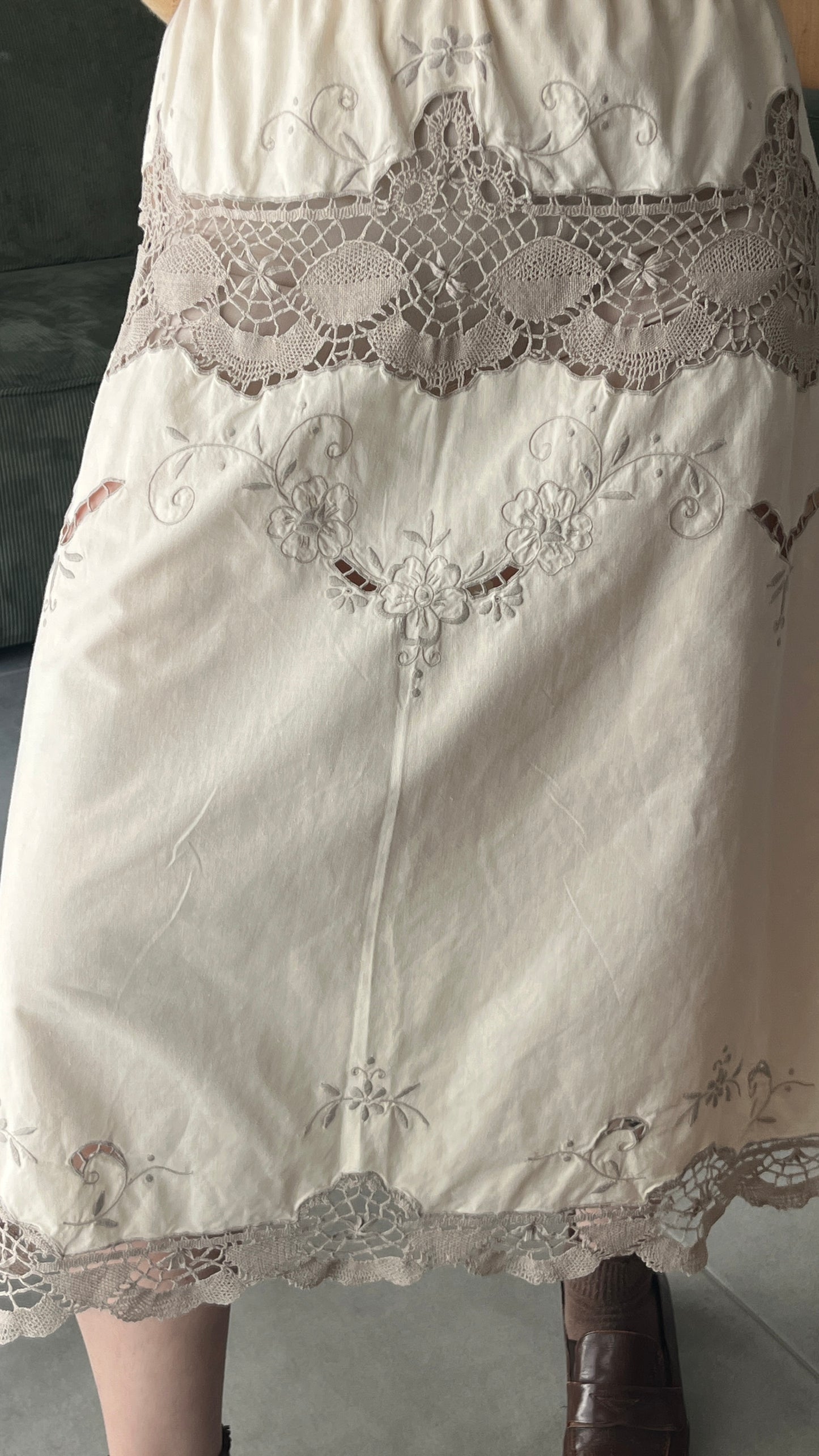 Handmade Skirt from Vintage Fabric