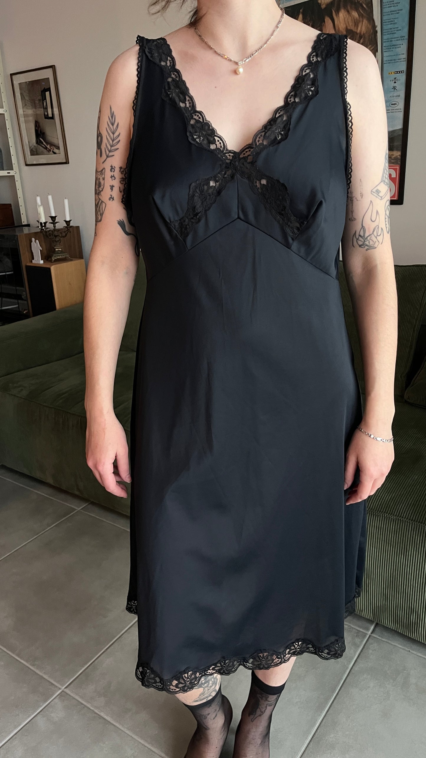 Black Slip Dress