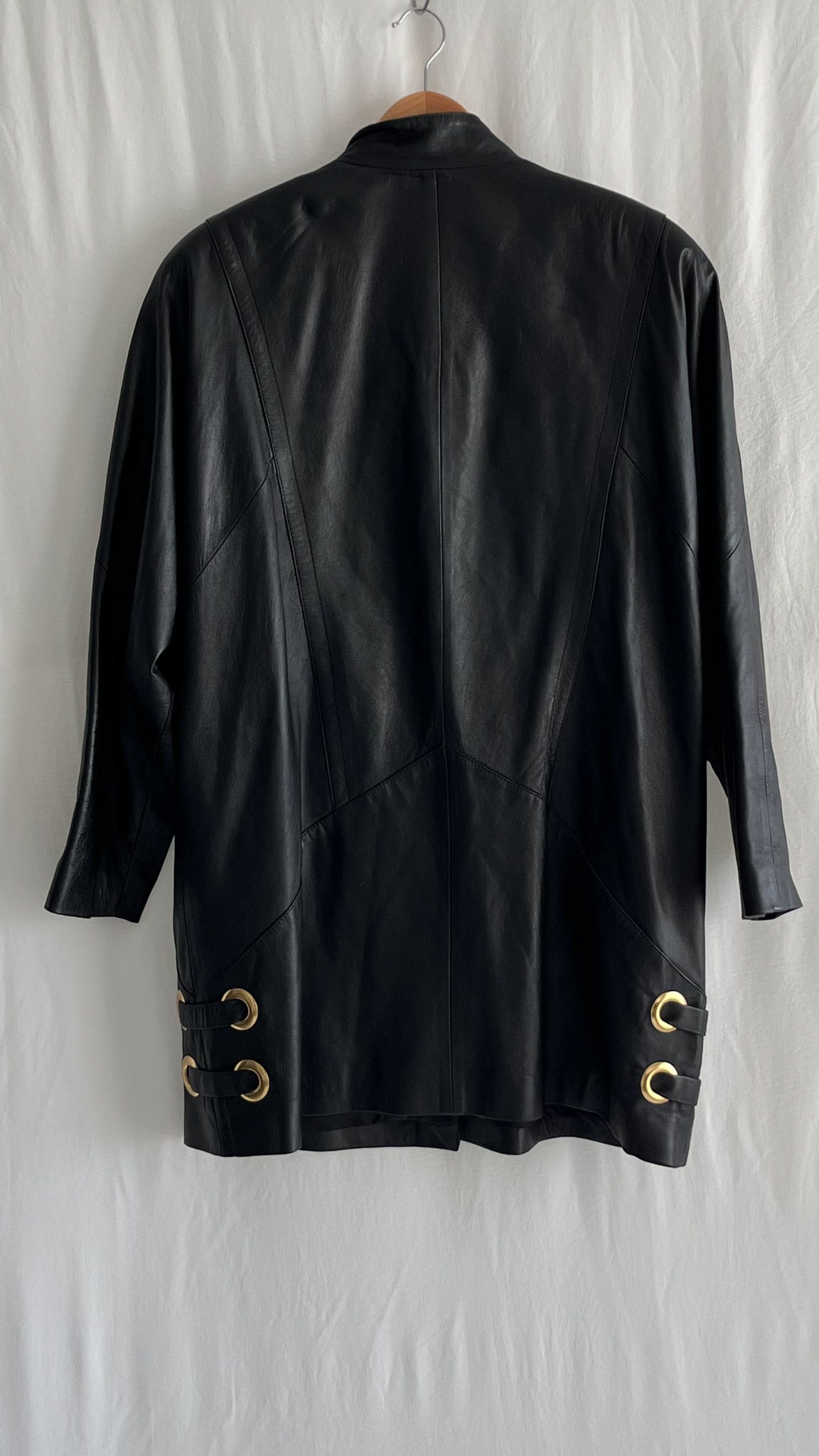 Beged Or 80s Leather Coat