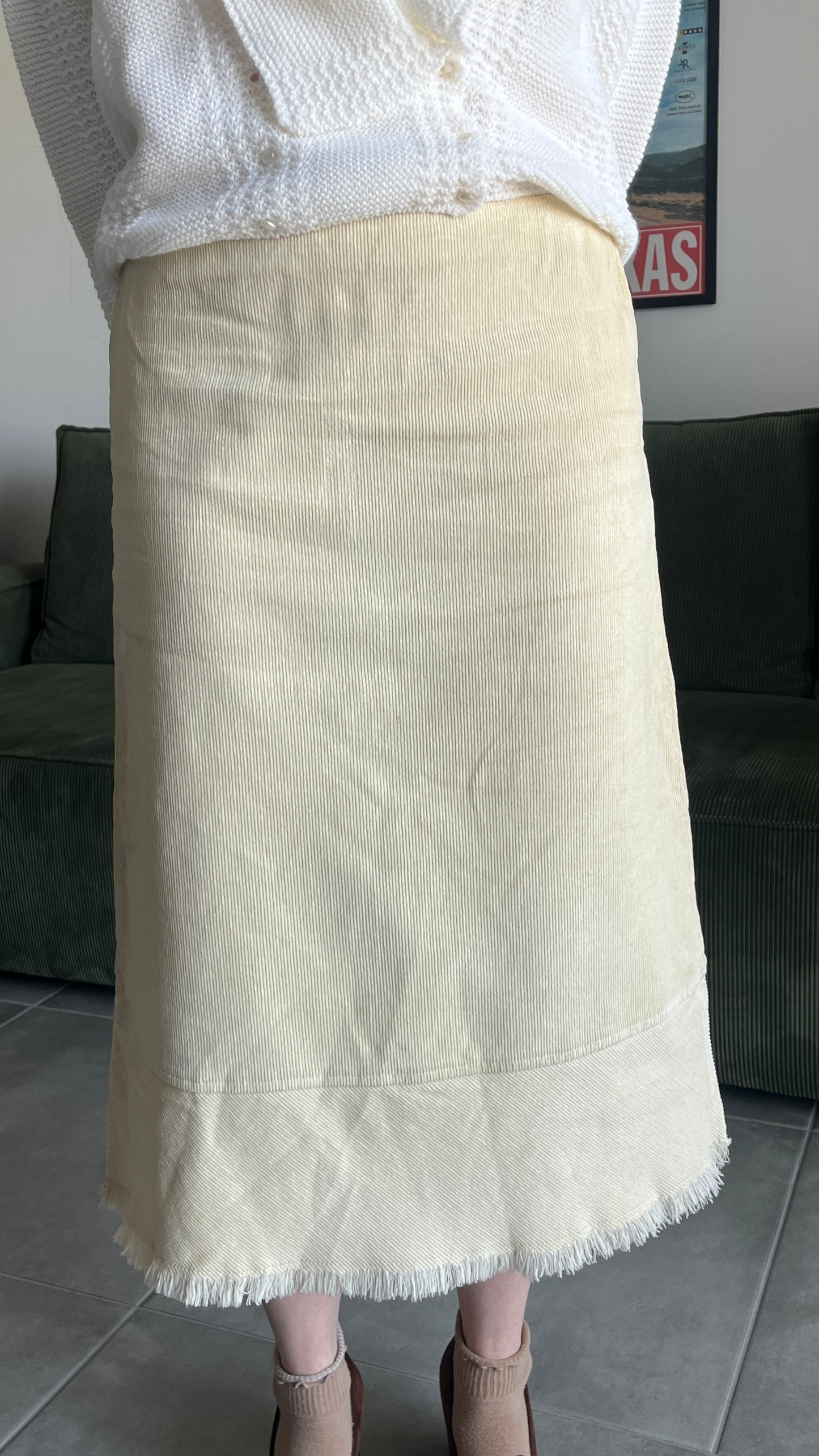 Max & Co. Corduroy Midi Skirt