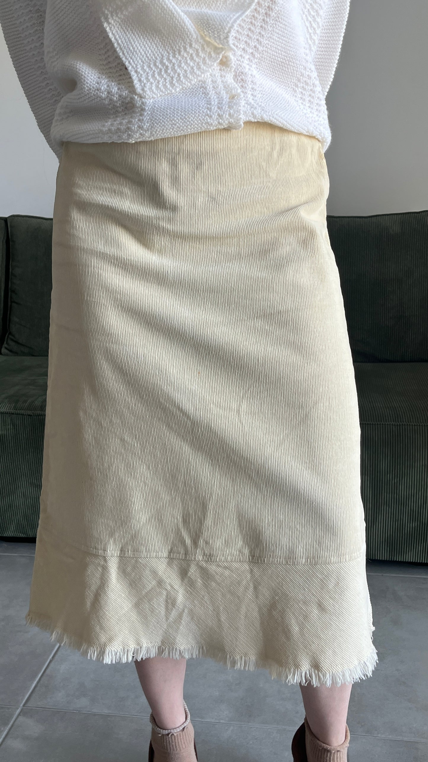 Max & Co. Corduroy Midi Skirt