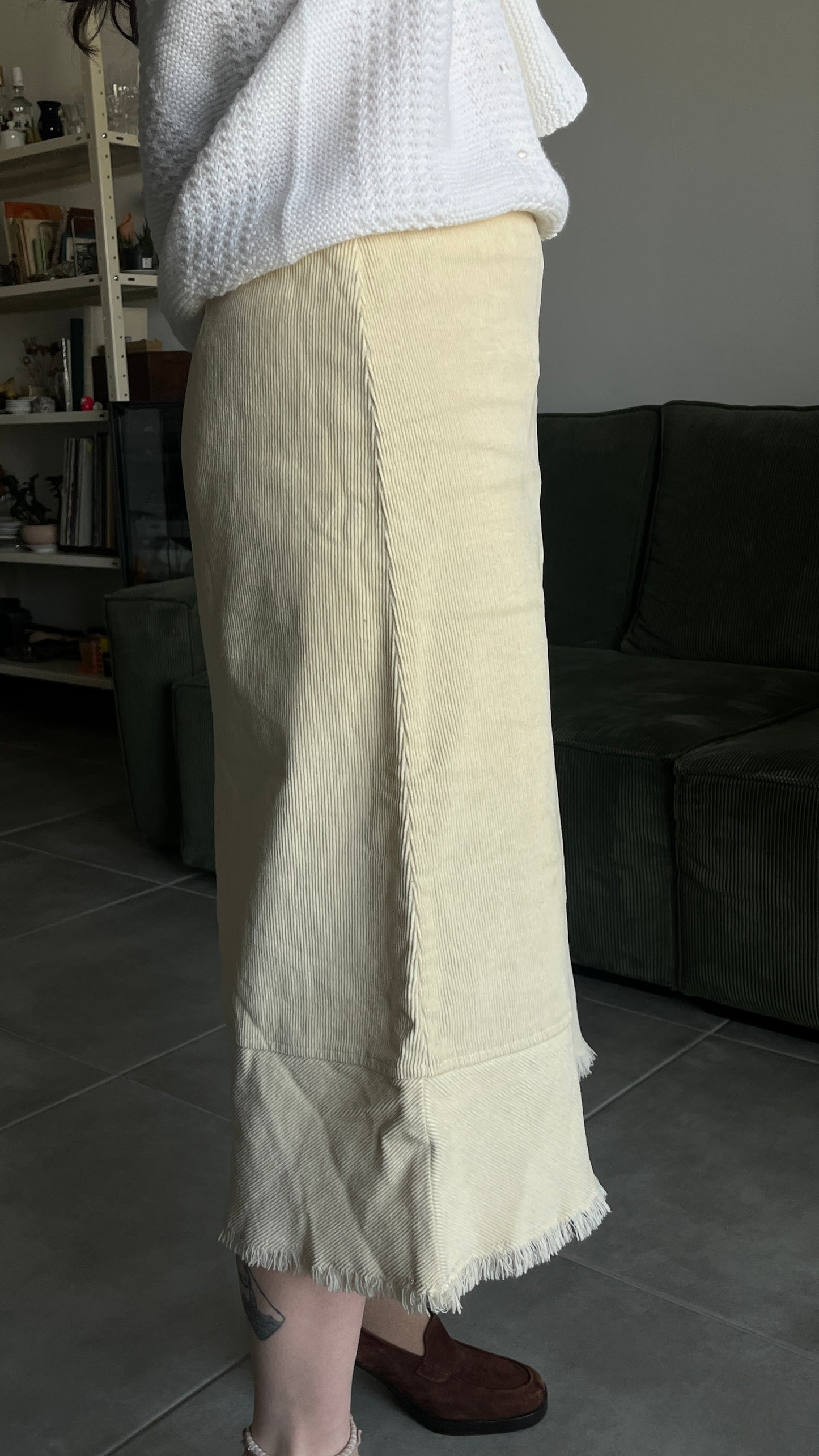 Max & Co. Corduroy Midi Skirt