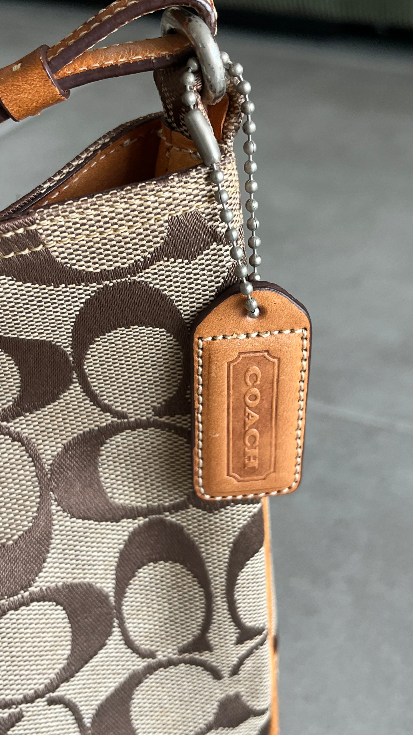 Coach Signature Hampton Hobo Bag