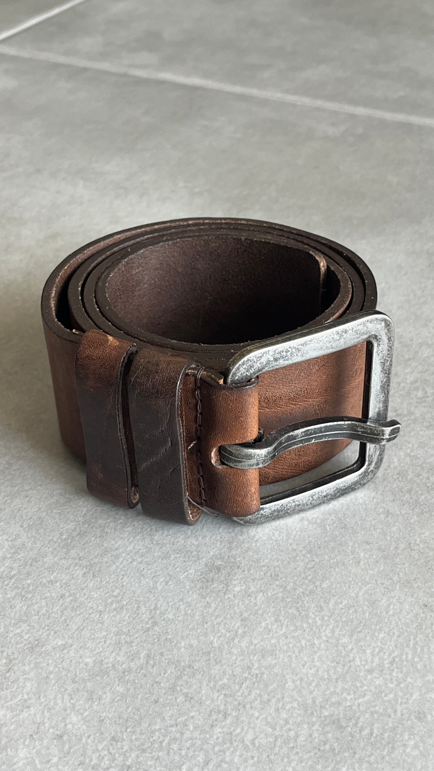 Handmade Thick Leather Belt