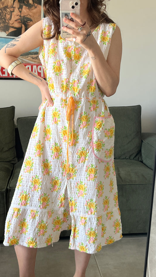 Pastel Floral House dress