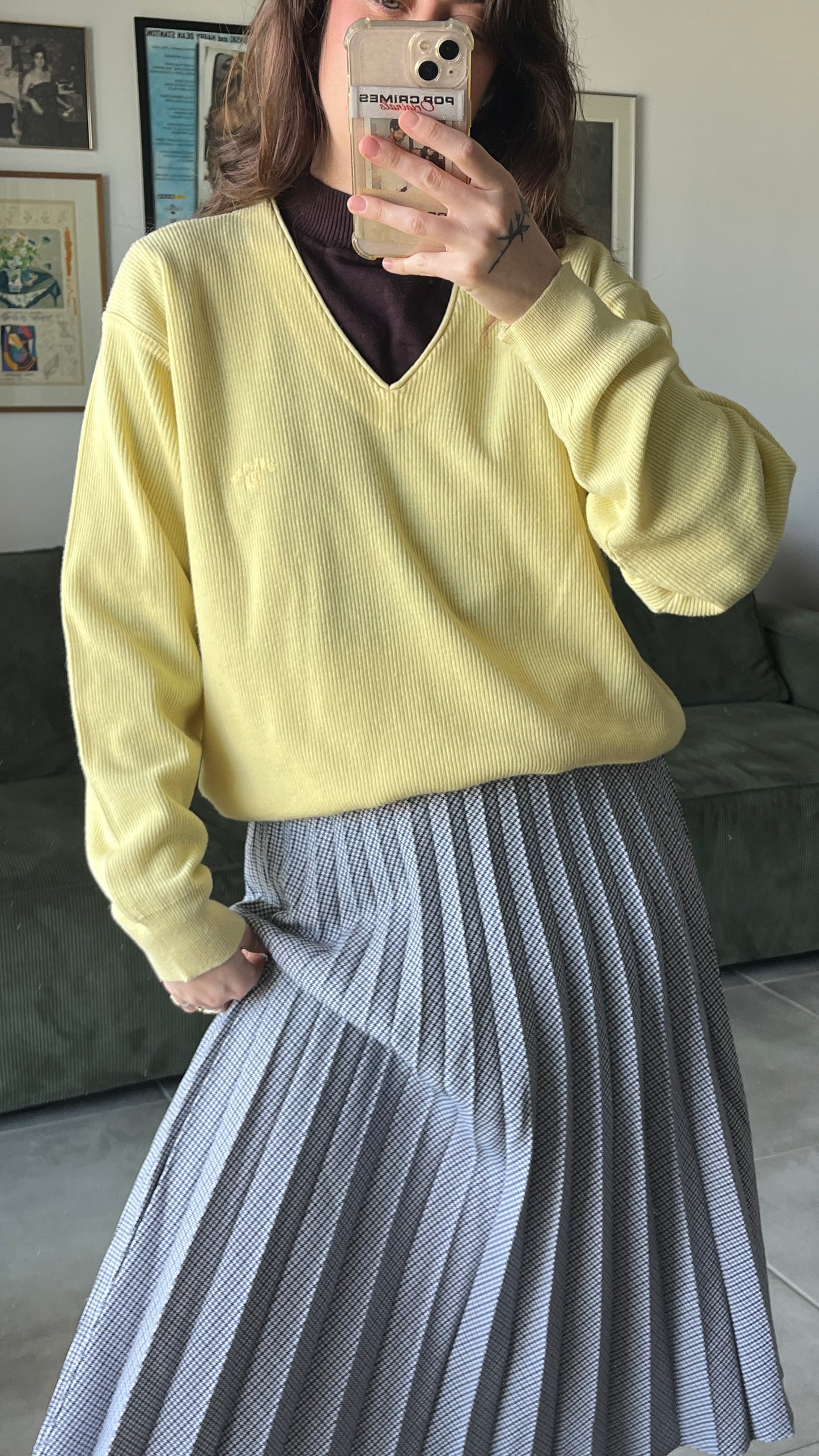 Banana V-Neck Sweater