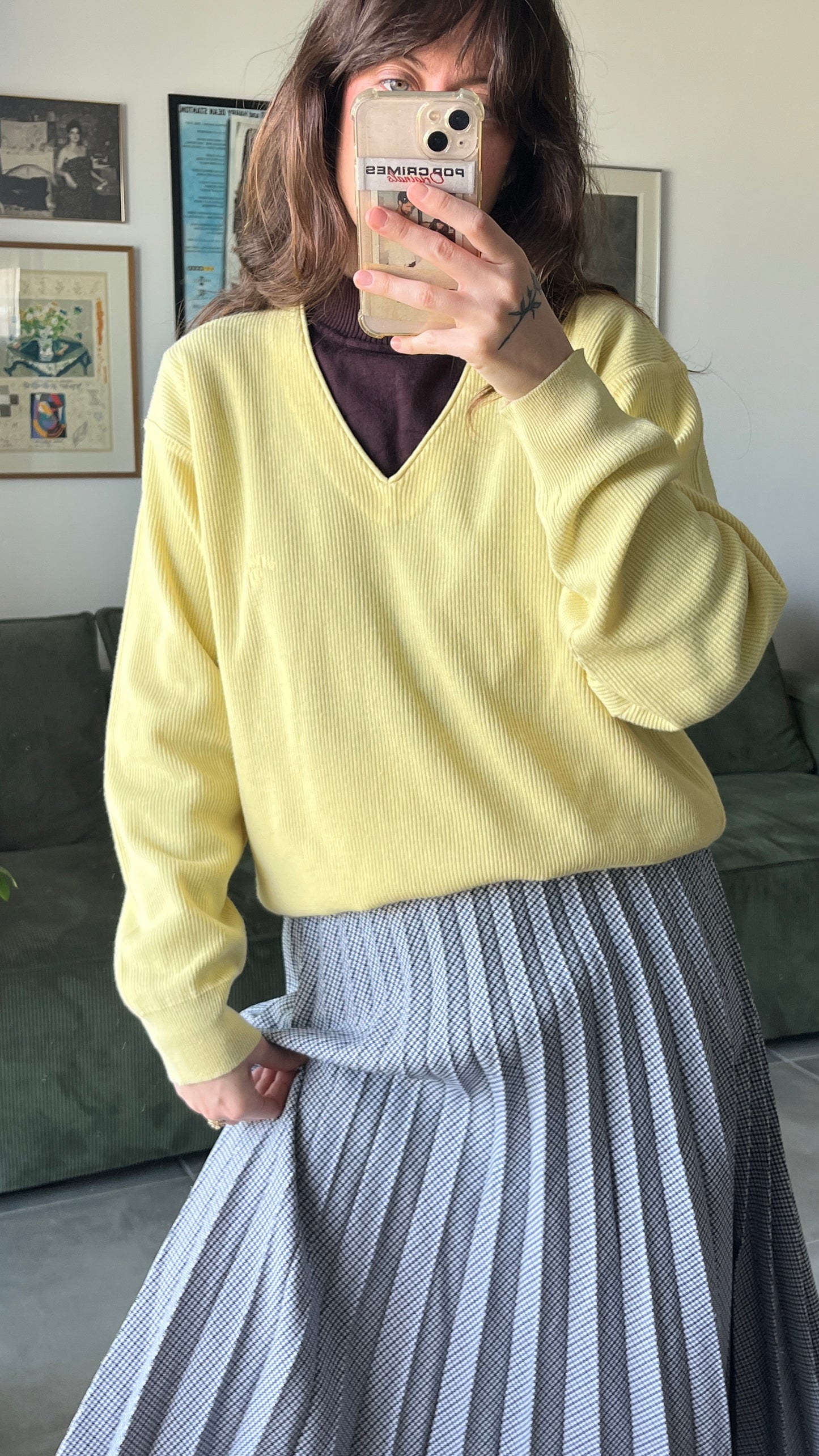 Banana V-Neck Sweater