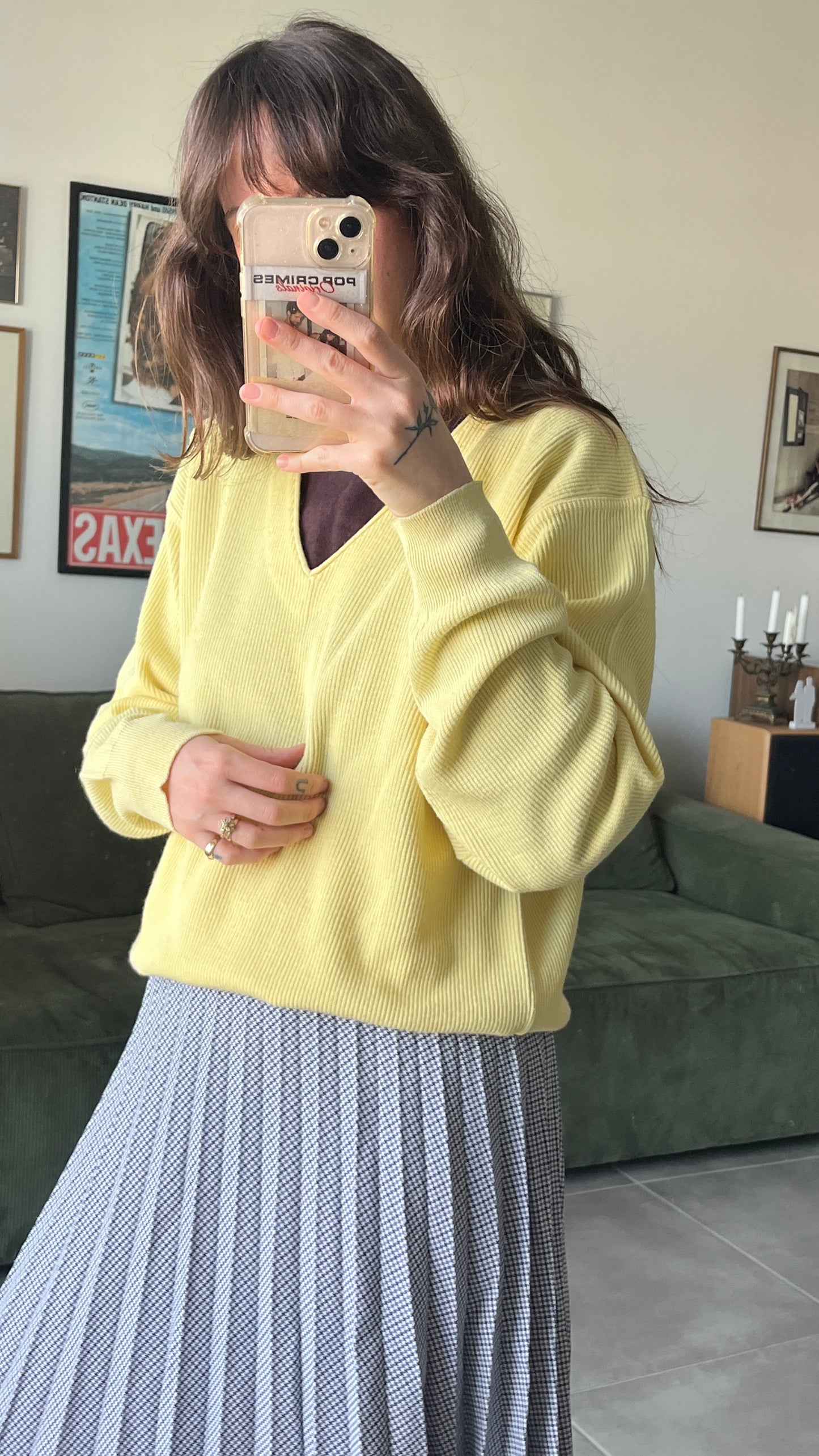 Banana V-Neck Sweater