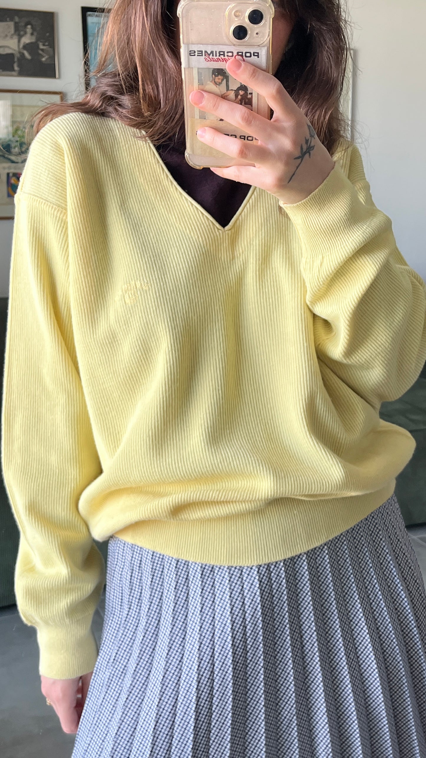 Banana V-Neck Sweater