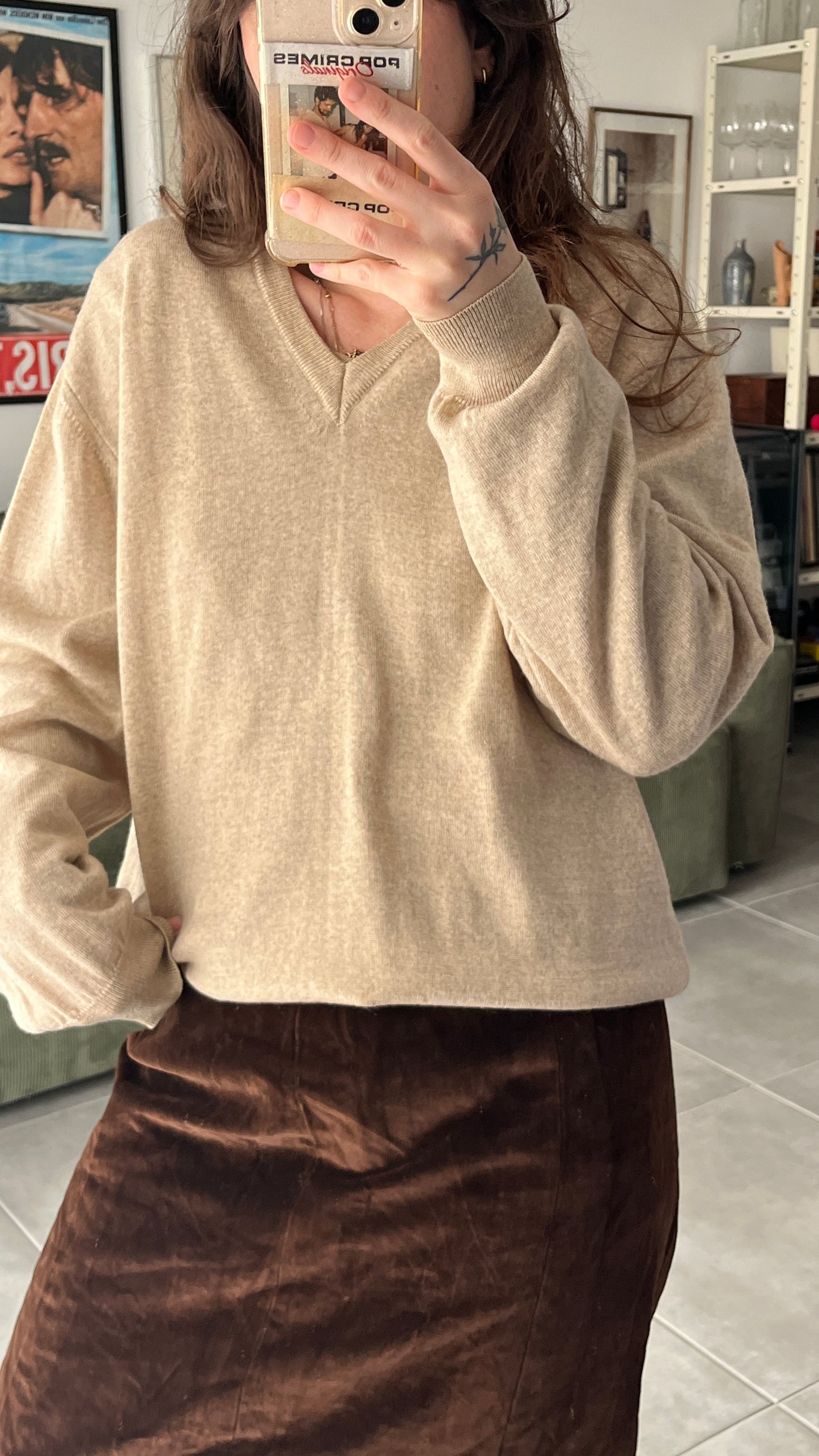 Thin V-Neck Sweater