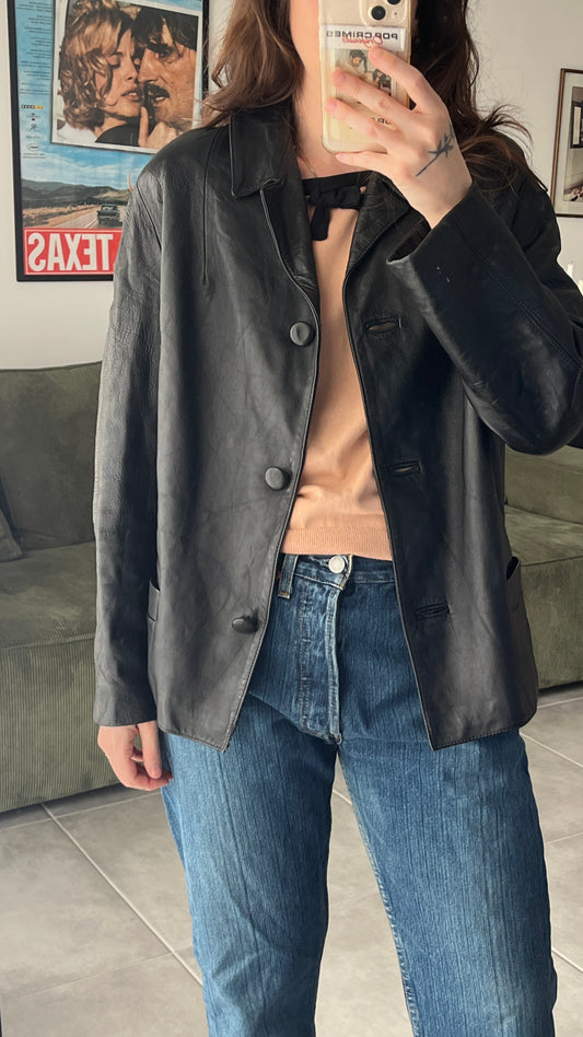 Thin Leather Jacket