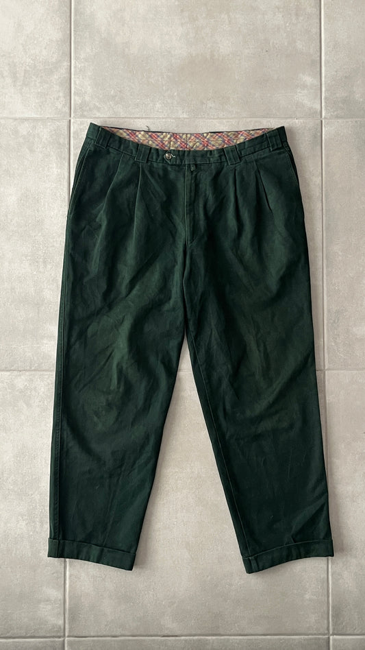 Green Tailored Trousers