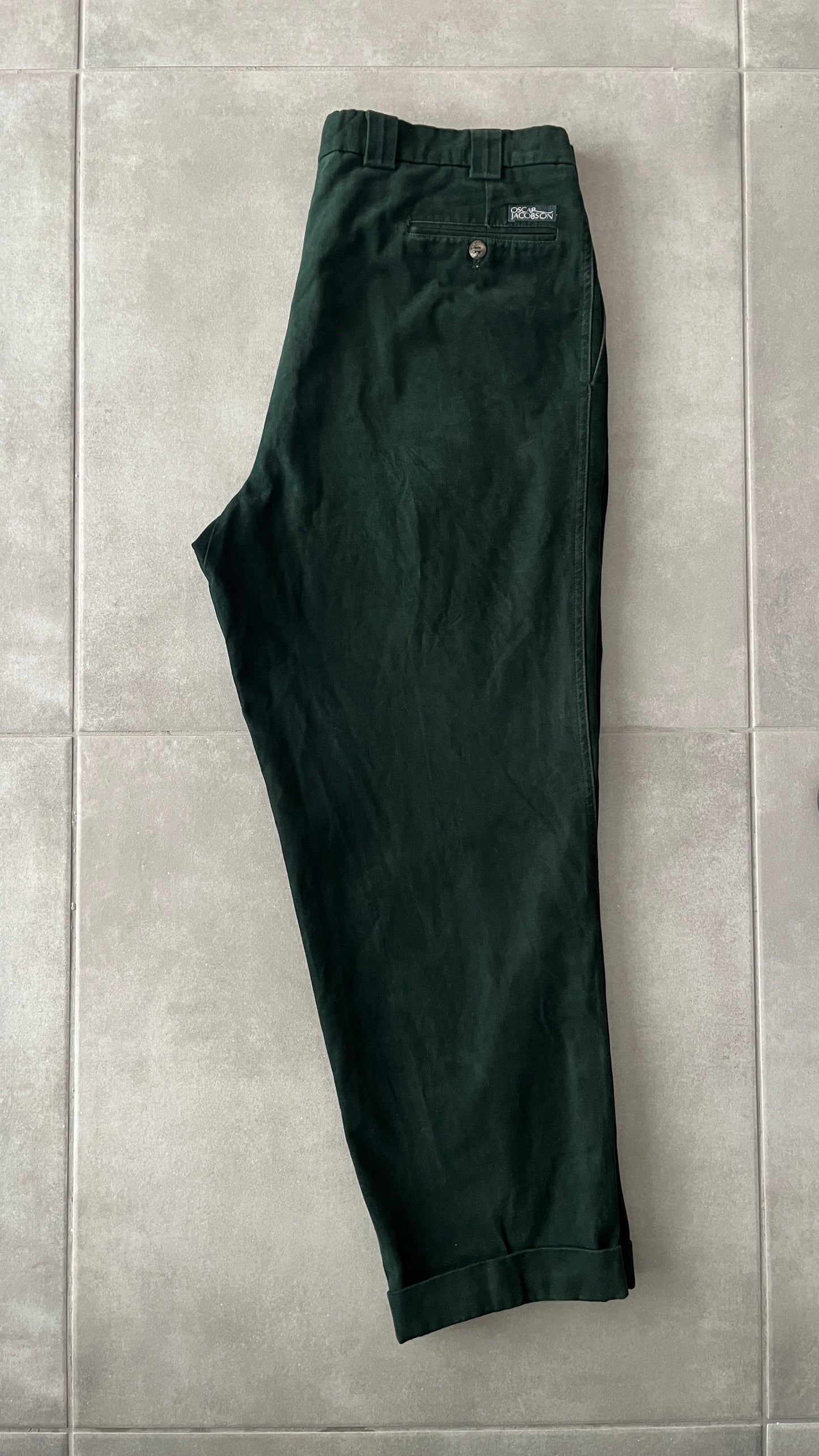 Green Tailored Trousers