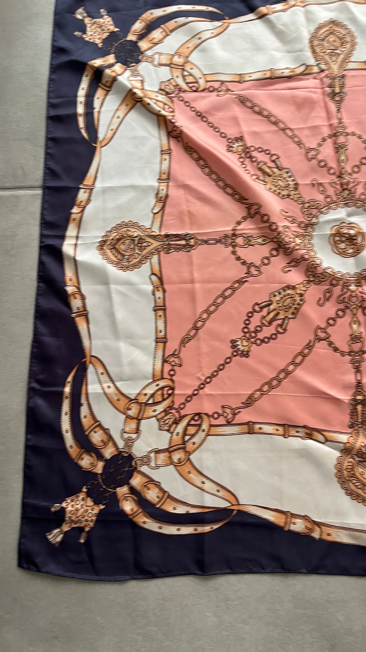 Large Belt Print Scarf