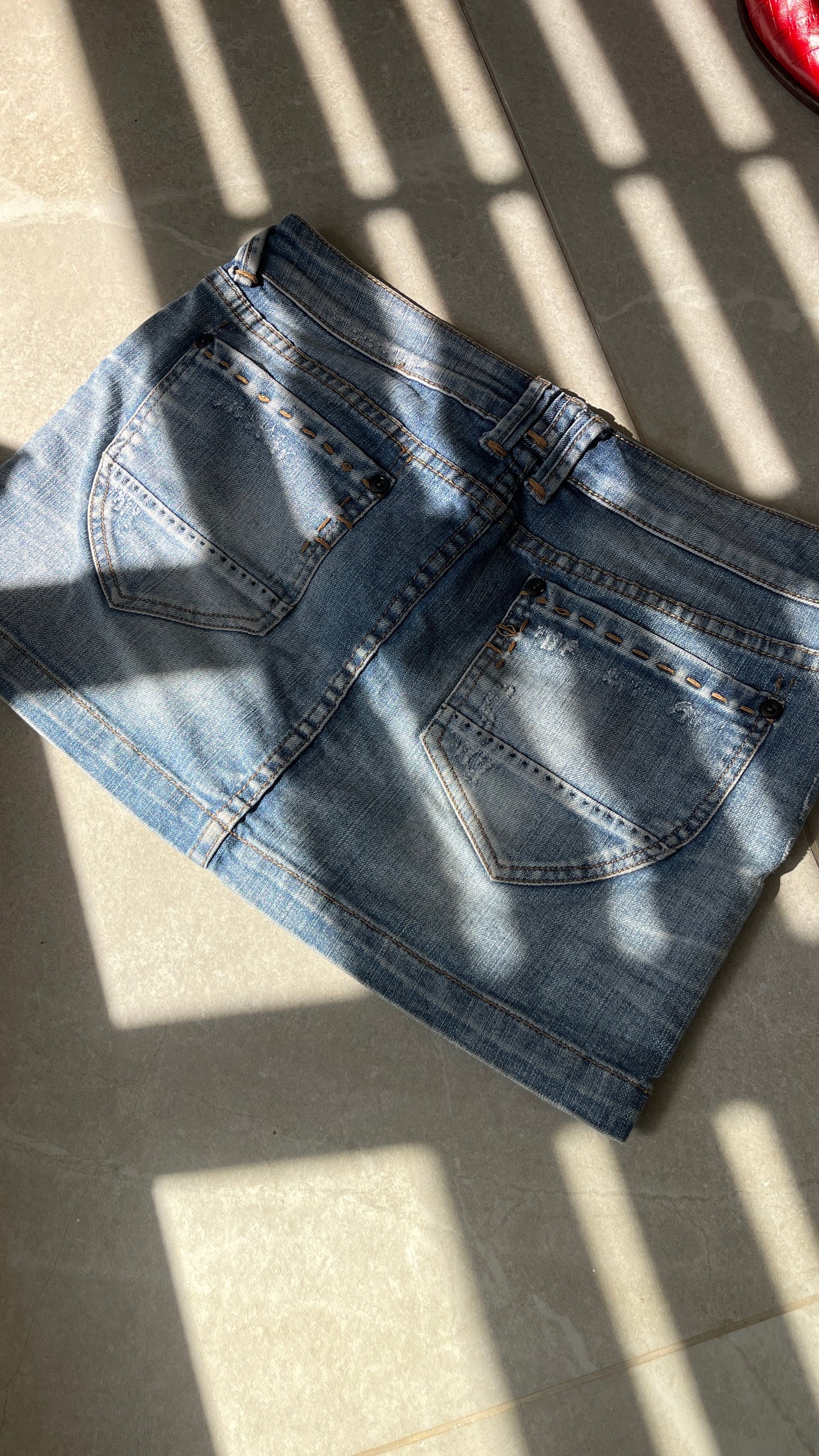 Denim Mini Skirt