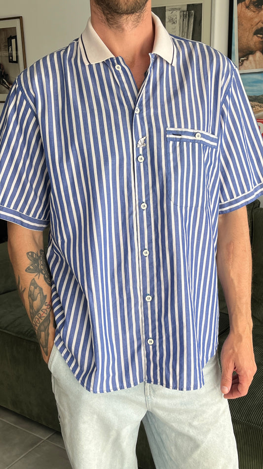 Men's Polo Collar Button-Down